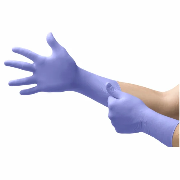 guantes ansell microflex 94-253 nitrilo puño extendido