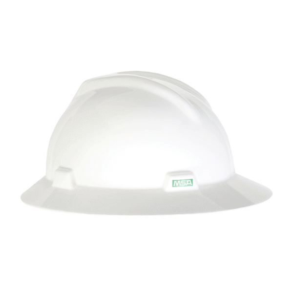 Casco Tipo Sombrero MSA V-Gard dieléctrico clase E con ala completa