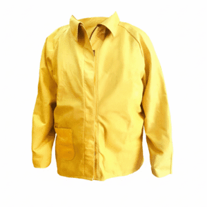 Chaqueta Vaqueta de cuero para soldador resistente al calor y chispas