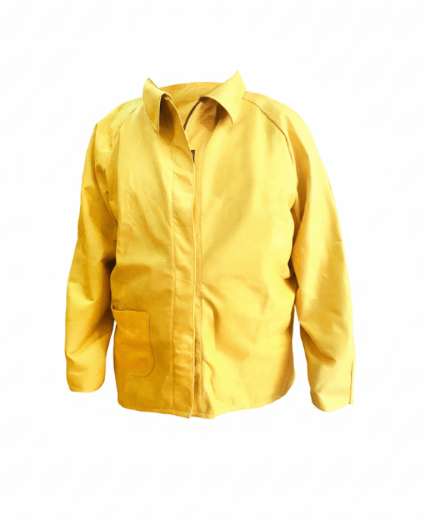 Chaqueta Vaqueta de cuero para soldador resistente al calor y chispas