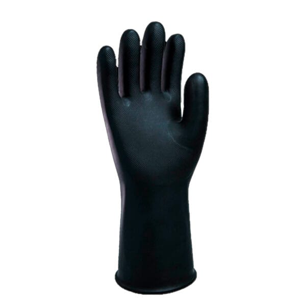 Guante Caucho Eterna Protex Negro C25 resistente a químicos certificado EN388